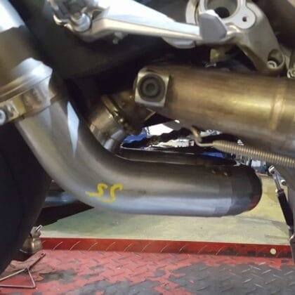 Ducati-959-Panigale-de-cat-Max-Torque-Cans-Motorbike-Exhaust-pipework-Birmingham-