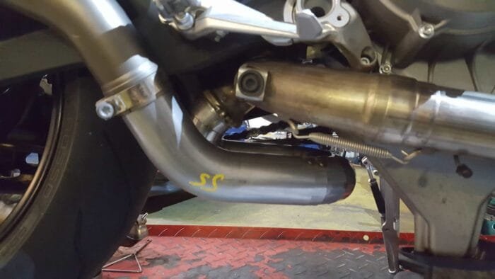 Ducati-959-Panigale-de-cat-Max-Torque-Cans-Motorbike-Exhaust-pipework-Birmingham-