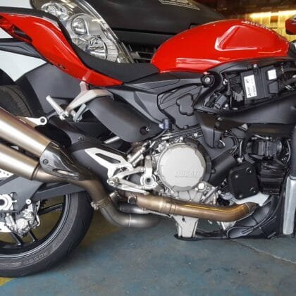 Ducati-959-Panigale-de-cat-Max-Torque-Cans-Motorbike-Exhaust-pipework-Cumbria-