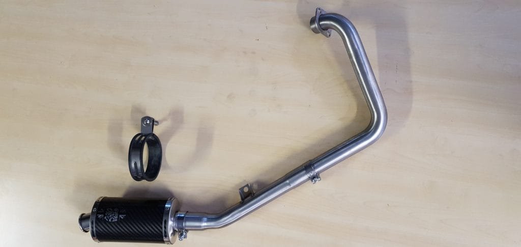yamaha r125 exhaust