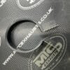 MTC Exhausts Stainless MINI OVAL Exhaust Body Strap with Rubber 98mm Diameter