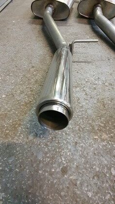 ford fiesta mk2 xr2 cvh t304 stainless exhaust with factory 2" outlet – Ford Fiesta Mk2 XR2 CVH T304 Stainless exhaust with Factory 2" outlet