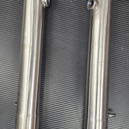 Ferrari 348 Stainless Steel Catalyst Replacement Pipes 1990-94 - Max Torque Cans 2