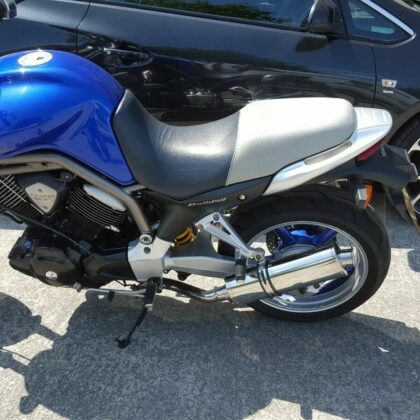 Yamaha BT1100 Bulldog 2001 - 07 Performance Road Legal/RACE Exhausts / silencers - Max Torque Cans 3
