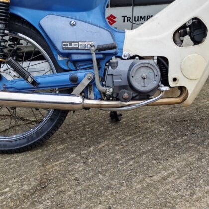 Honda C90 Super Cub Stainless Exhaust System With Road-Legal Silencer Exhaust Can 3 Honda C90 Super Cub Stainless Exhaust System With Road-Legal Silencer - Max Torque Cans 3
