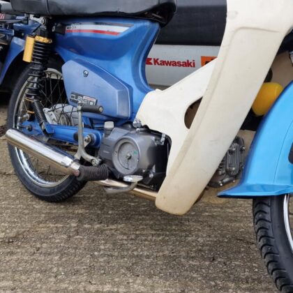 Honda C90 Super Cub Stainless Exhaust System With Road-Legal Silencer Exhaust Can 5 Honda C90 Super Cub Stainless Exhaust System With Road-Legal Silencer - Max Torque Cans 5