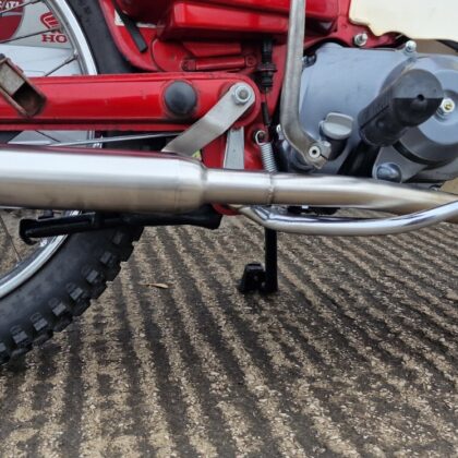 Honda C90 Super Cub Stainless Exhaust System With Road-Legal Silencer Exhaust Can 8 Honda C90 Super Cub Stainless Exhaust System With Road-Legal Silencer - Max Torque Cans 8